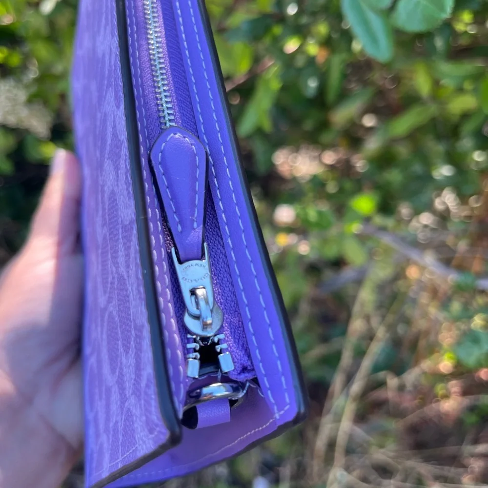 Coach Purple Slim Crossbody -CBM46